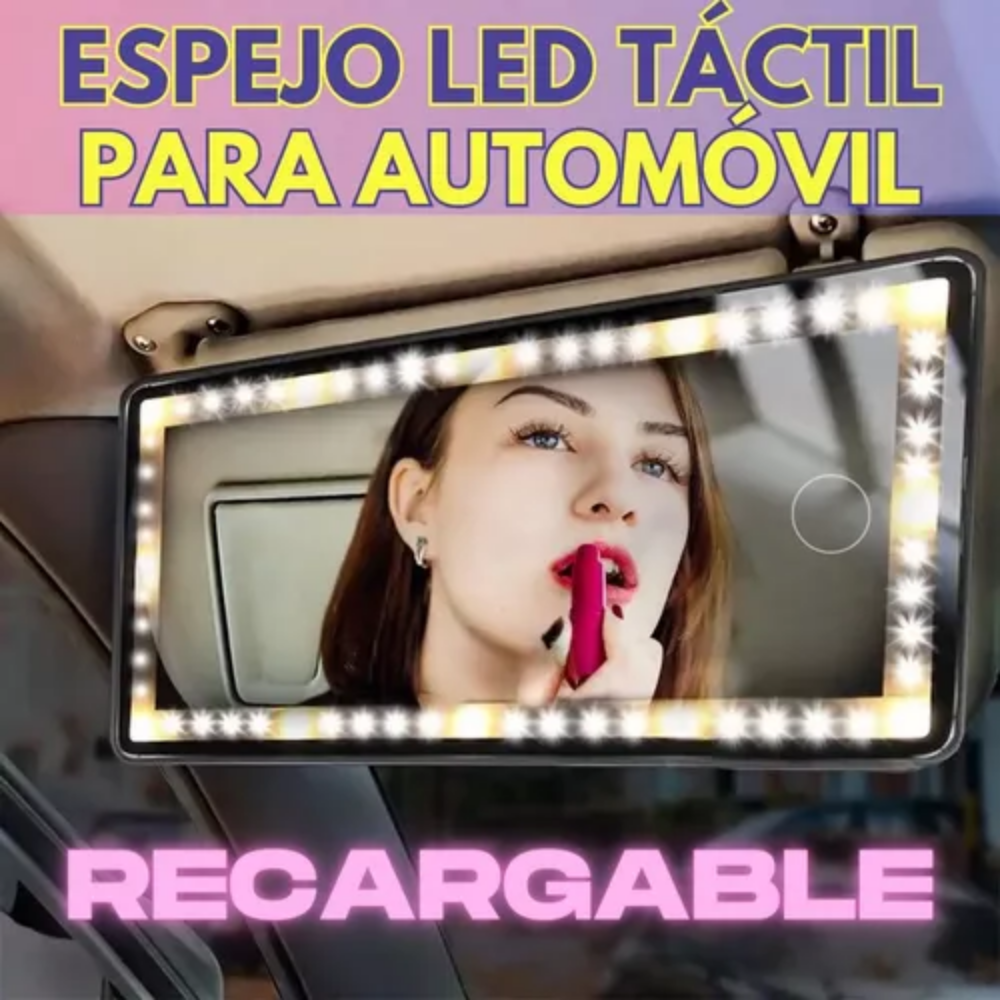 ESPEJO LUZ LED PARASOL